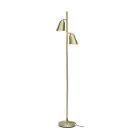 It's about RoMi Vloerlamp Bremen Ijzer Goud | Geschikt voor 2x E27 